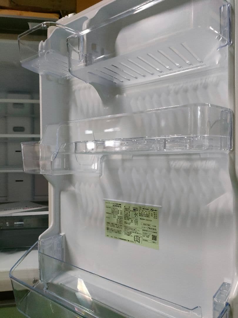 455L 5ドア冷蔵庫（カームマットシルバー）SJ-XW46P-S　シャープ