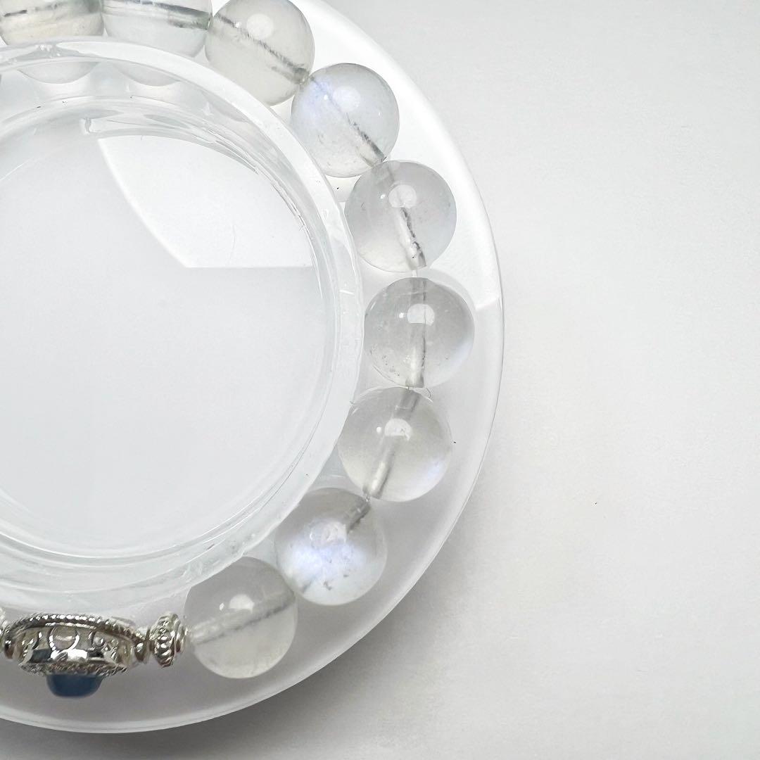 ブルームーンストーン天然石：高品質で美しい青い輝き