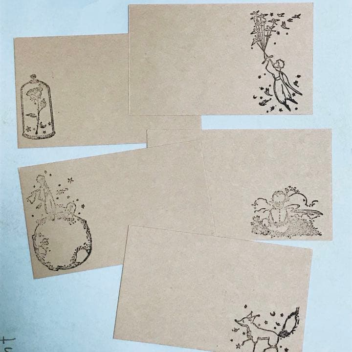 メッセージカードと封筒