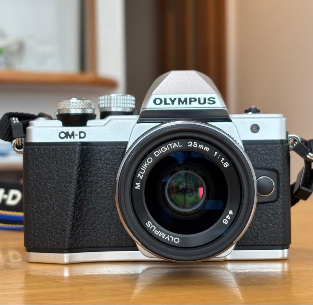 E-M10 MarkII 25mm F1.8単焦点と望遠ズームレンズ付