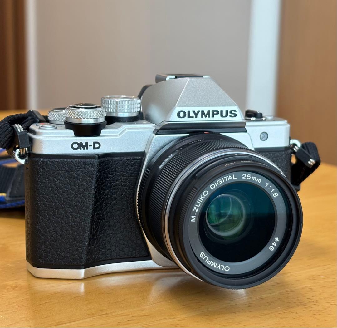 E-M10 MarkII 25mm F1.8単焦点と望遠ズームレンズ付