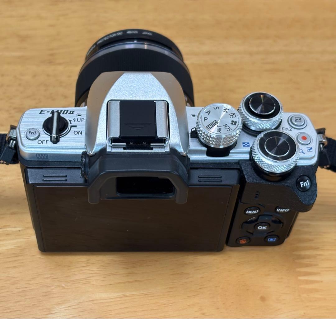 E-M10 MarkII 25mm F1.8単焦点と望遠ズームレンズ付