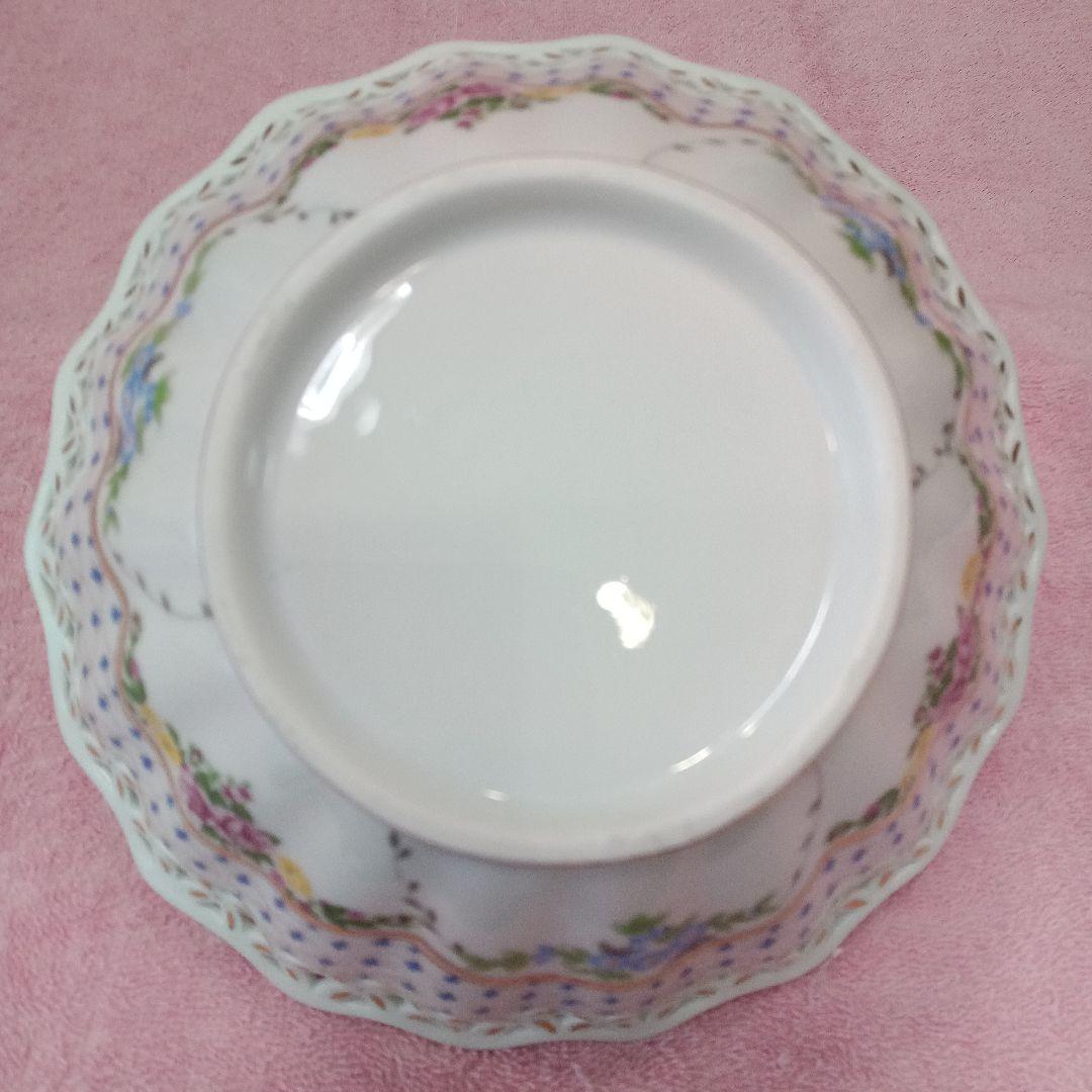 ヨーロッパ 王室 白磁器レース シリーズ ハンドメイド 御鉢器二点セット