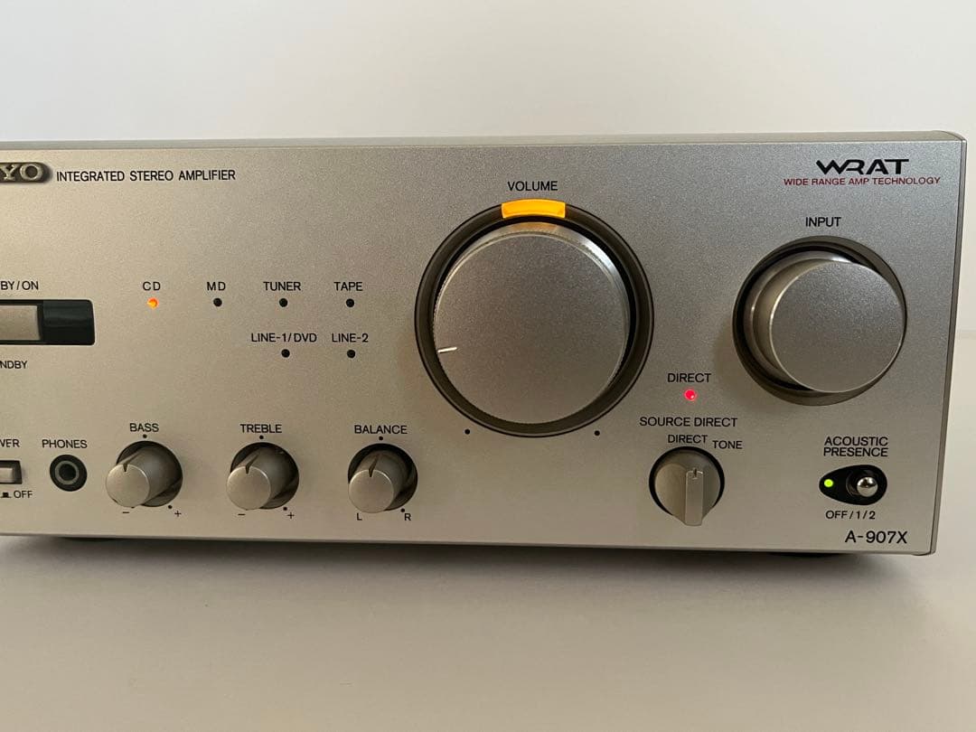 ONKYO インテグレーテッドステレオアンプ A-907X＋モンスターケーブル