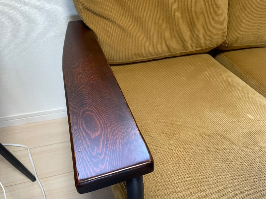 【幅165cm】Basquiat 3人掛けコーデュロイソファ