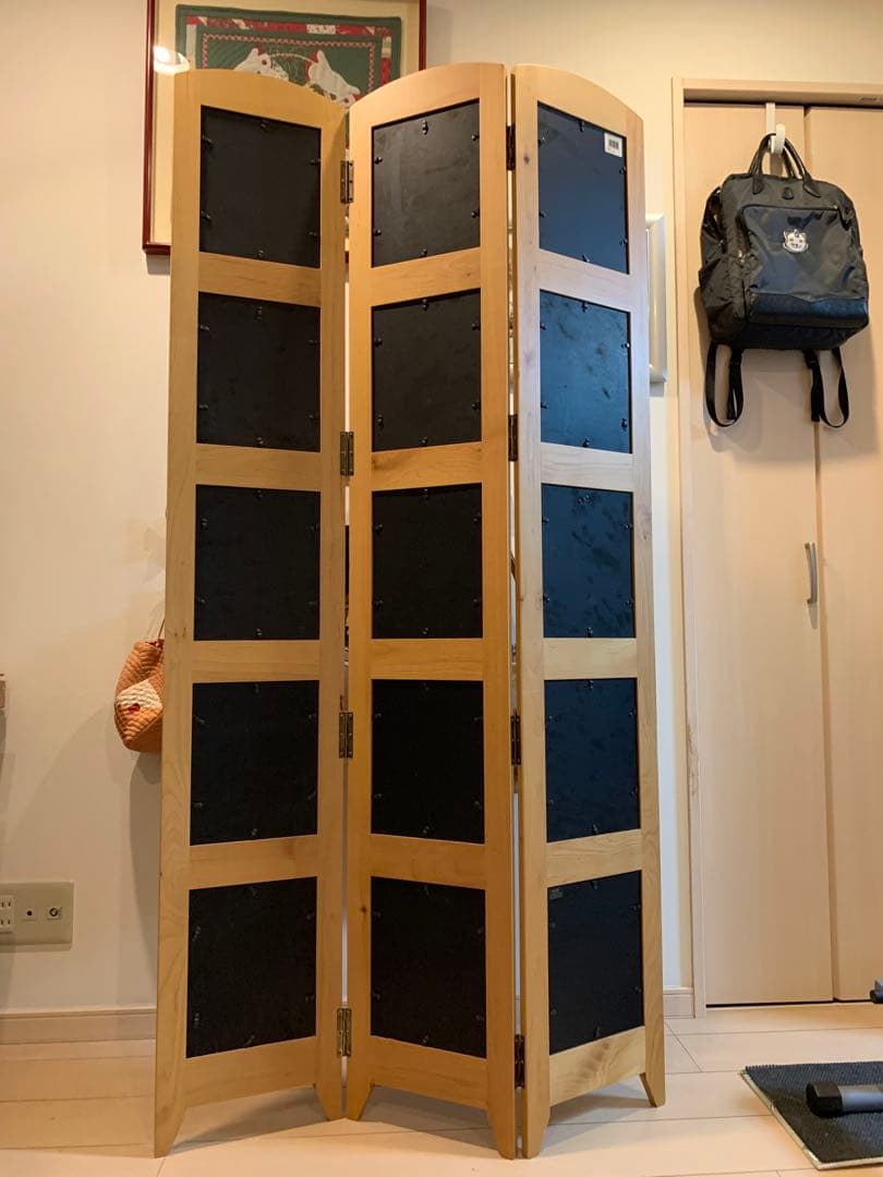 木製パーテーション フォトフレーム付き