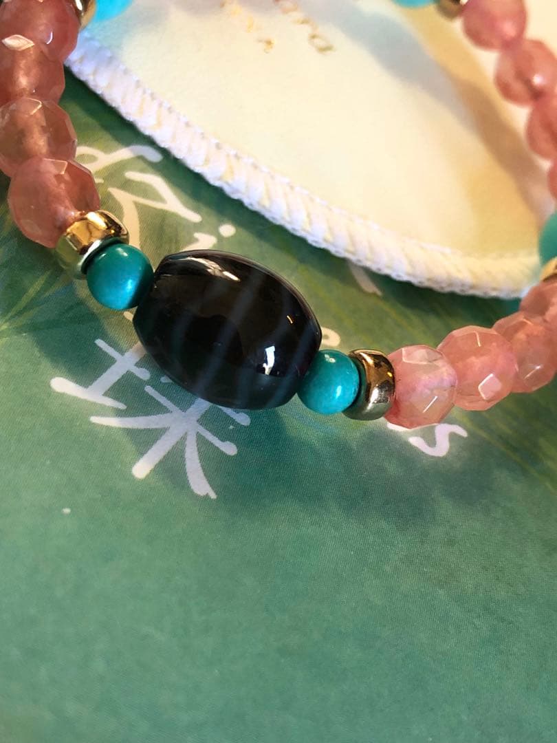 The GreenTara グリーンターラ流水紋天珠