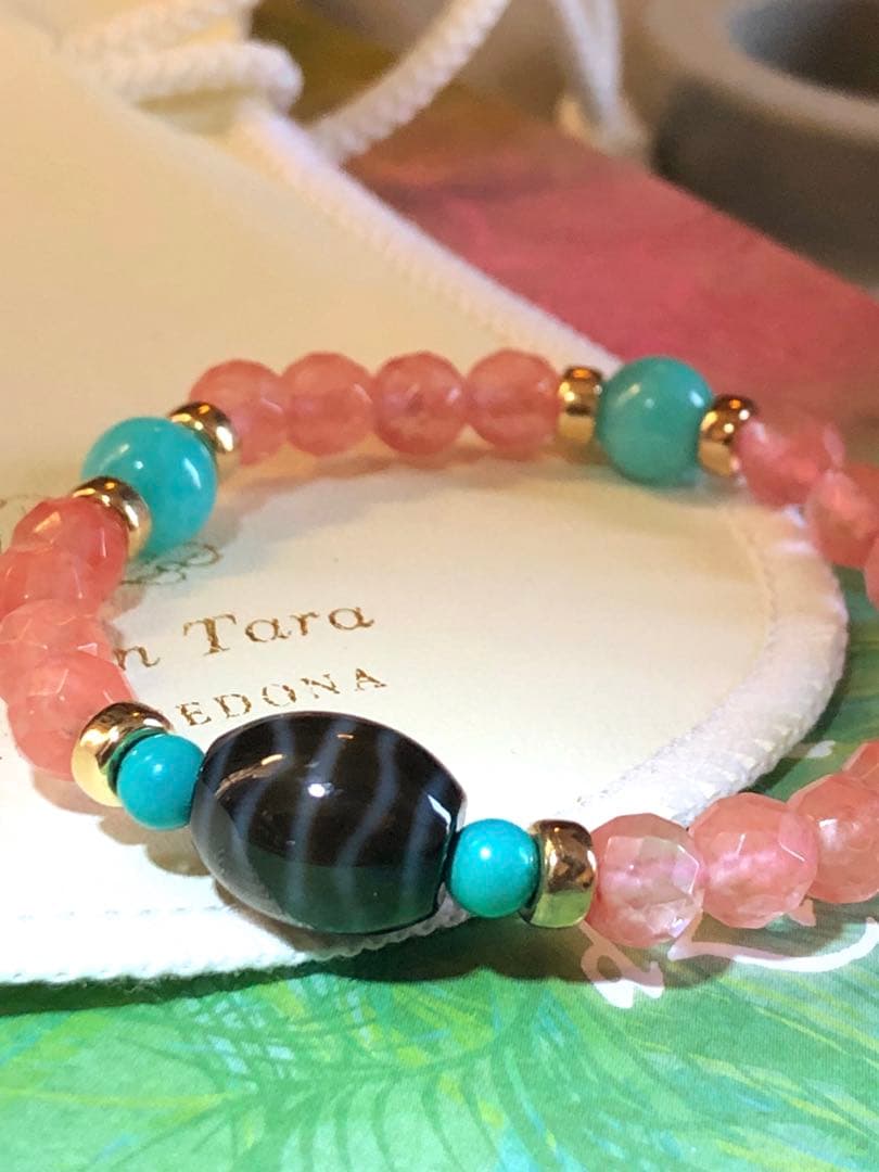 The GreenTara グリーンターラ流水紋天珠