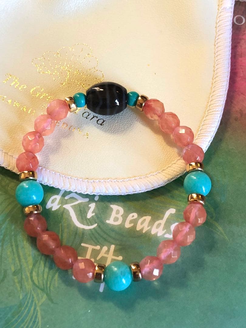 The GreenTara グリーンターラ流水紋天珠