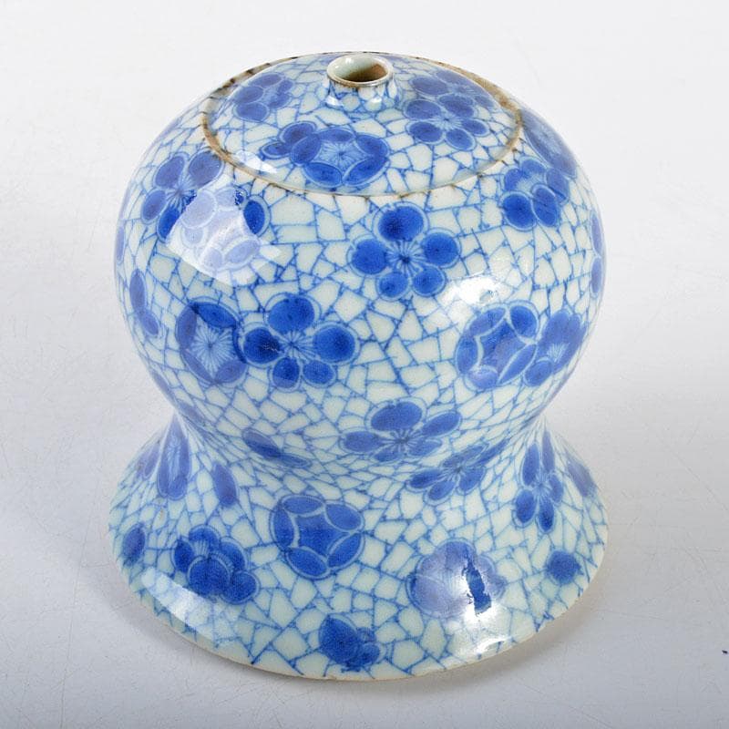 中国　青花　染付氷烈梅文瓶　M　R4544