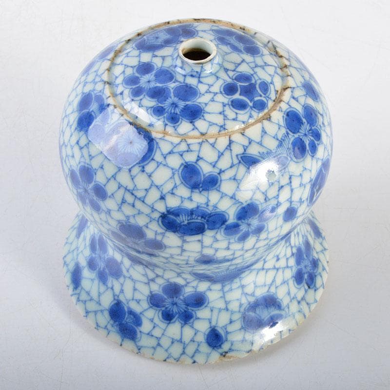 中国　青花　染付氷烈梅文瓶　M　R4544