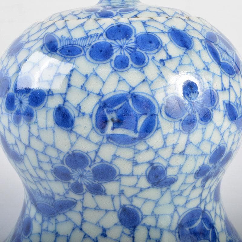 中国　青花　染付氷烈梅文瓶　M　R4544