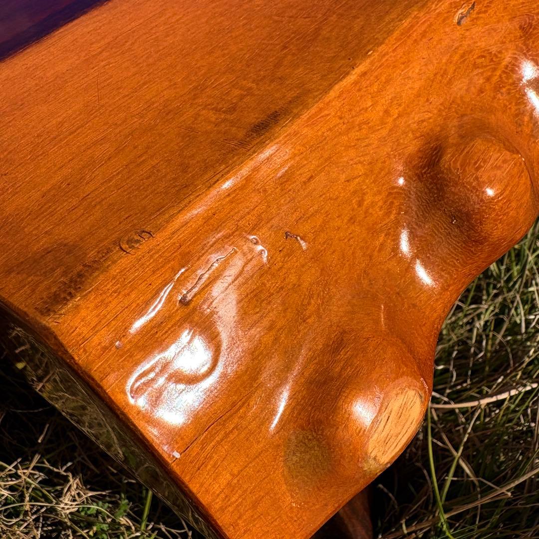 希少 紫紫檀 （アフリカンパドゥーク）座卓 和室 テーブル