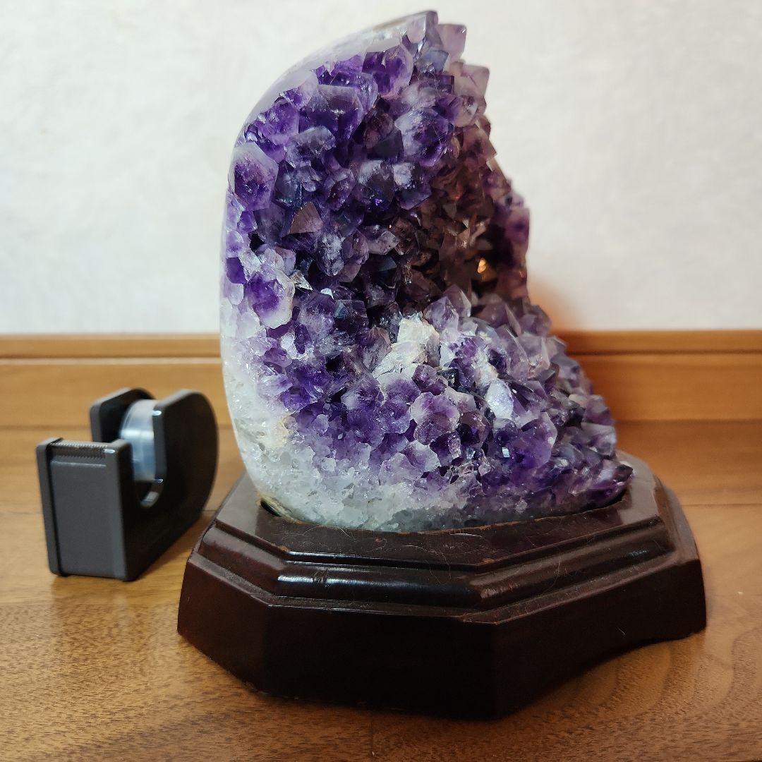 ウルグアイ産 アメジストクラスター原石（除厄納福幸運水晶）