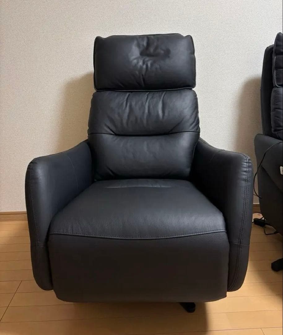 電動リクライニングパーソナルチェア(2モーター LE01 BK)-2