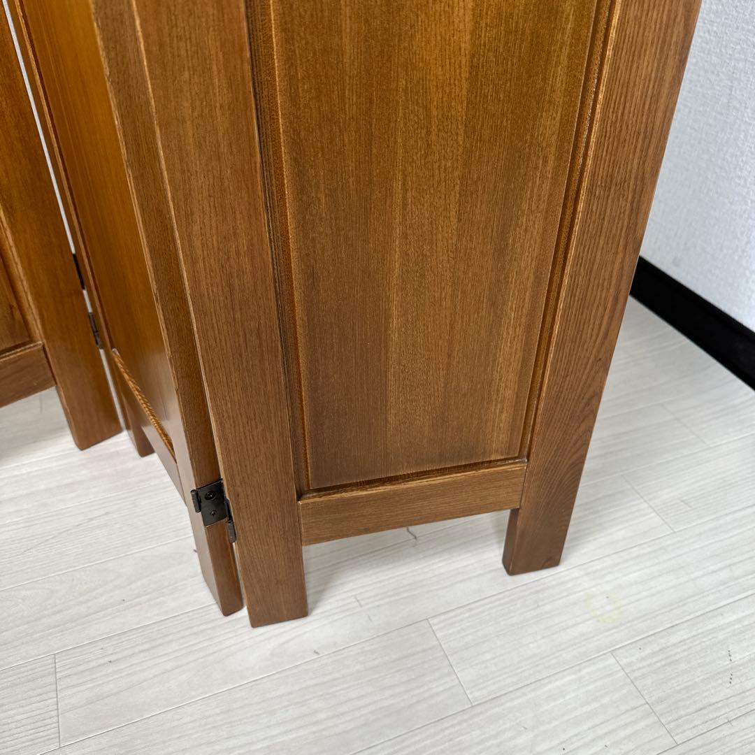 【展示品】ステンドグラス パーテーション 衝立 間仕切り 英国スタイル i1※