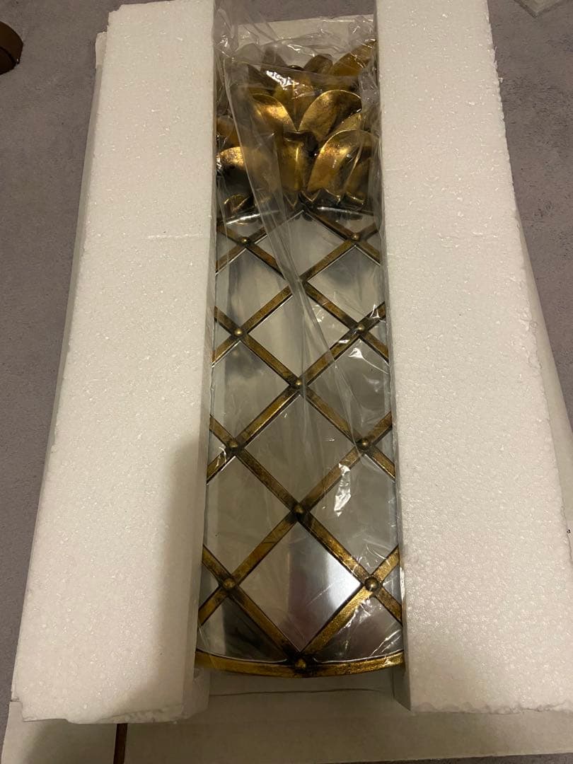 KAREパイナップルミラー26×50cm　ウォールデコレーション