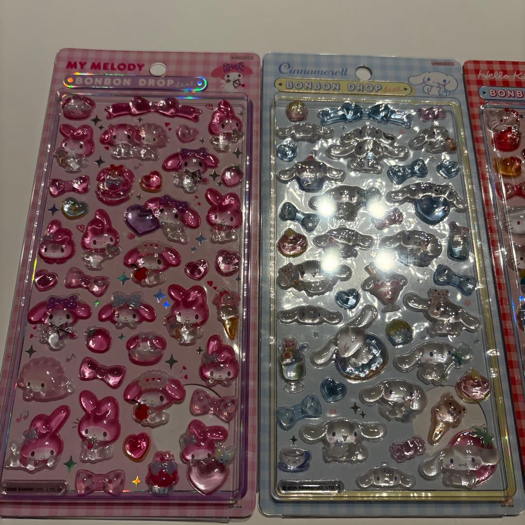 ボンドロシール　ボンボンドロップシール3枚　コットンパフィー1枚　正規品