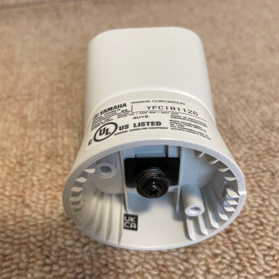 【未使用】YAMAHA ヤマハ スピーカーVXS1MLW 【アダプターおまけ】