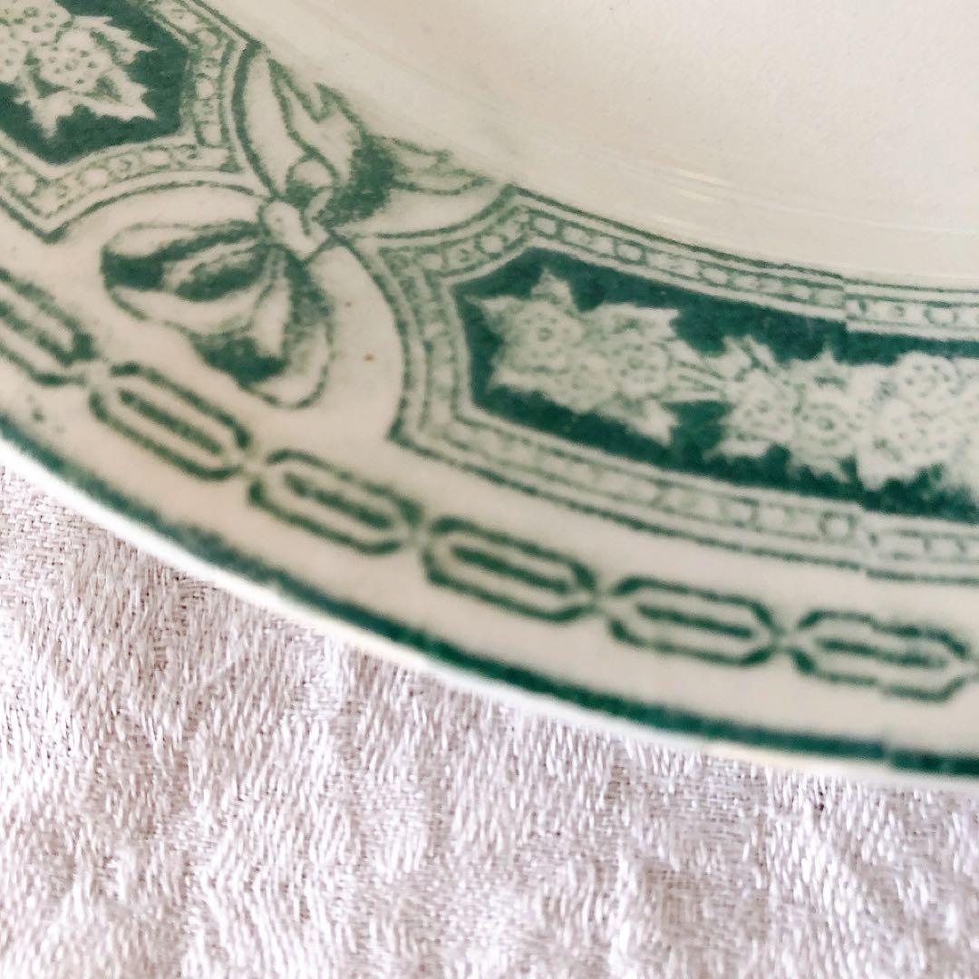 ヴィエイヤールボルドー　カマイユ ディナープレート　F フランスアンティーク食器