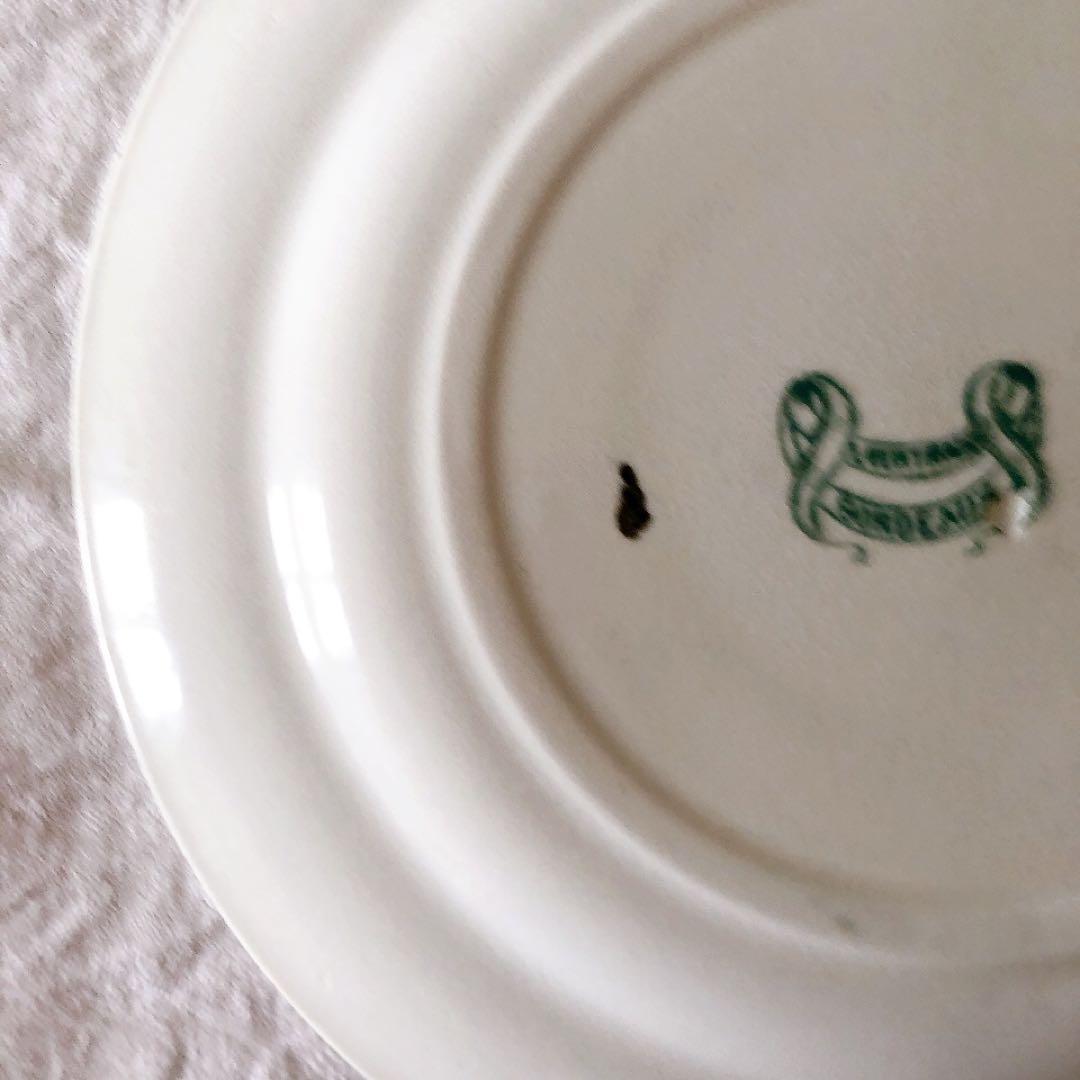 ヴィエイヤールボルドー　カマイユ ディナープレート　F フランスアンティーク食器