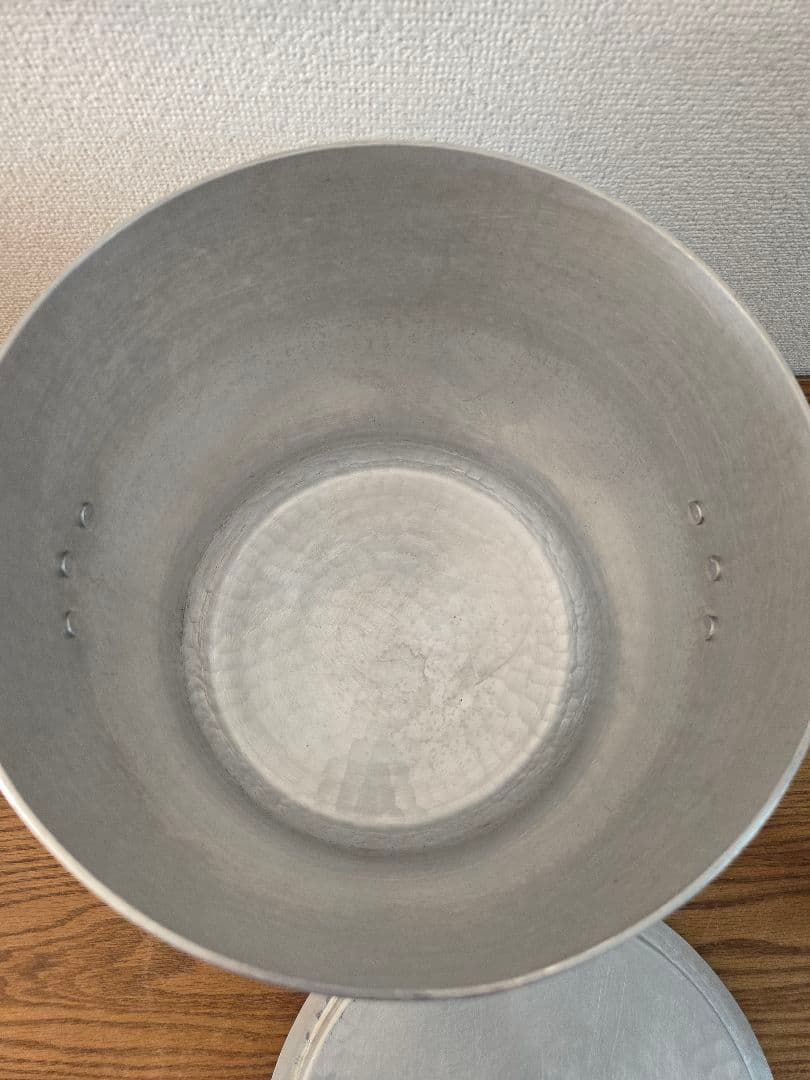 アルミ製 27cm ハンマード寸胴鍋