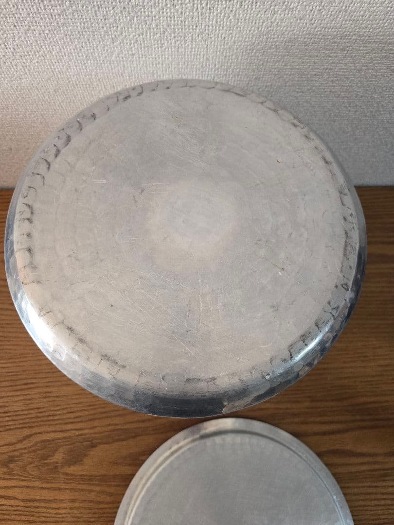 アルミ製 27cm ハンマード寸胴鍋