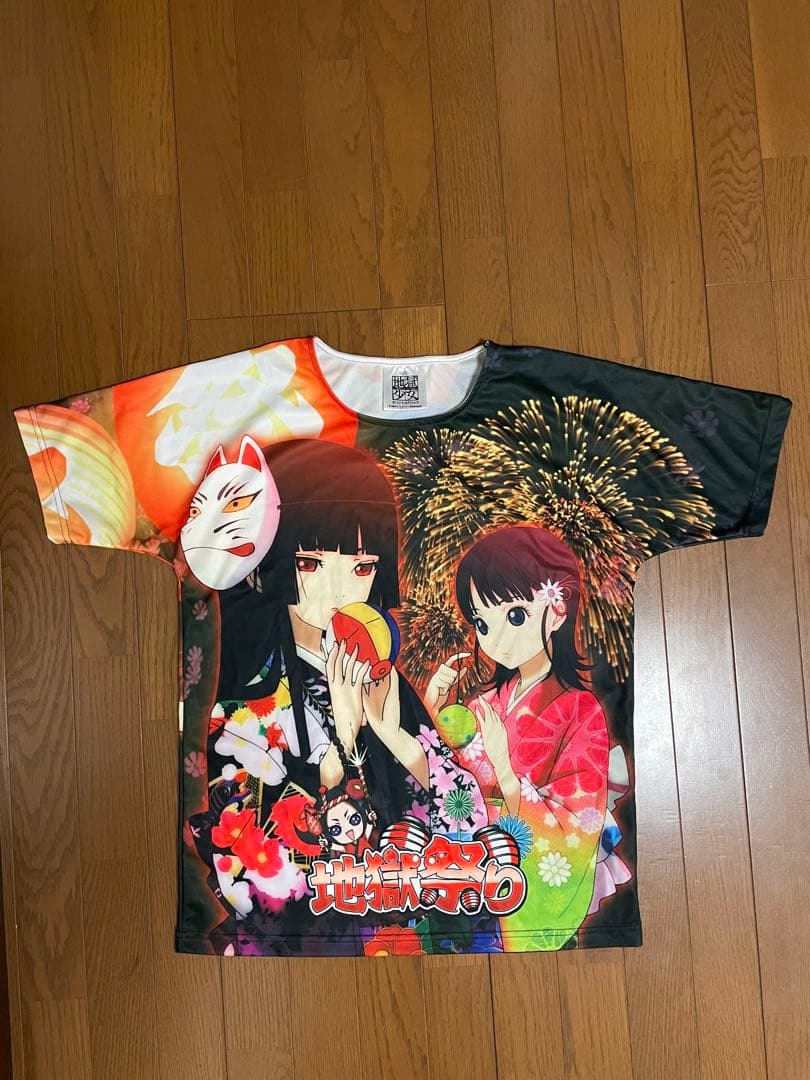 地獄少女 フルグラフィグTシャツ 2着まとめ売り コミケ 藤商事 L