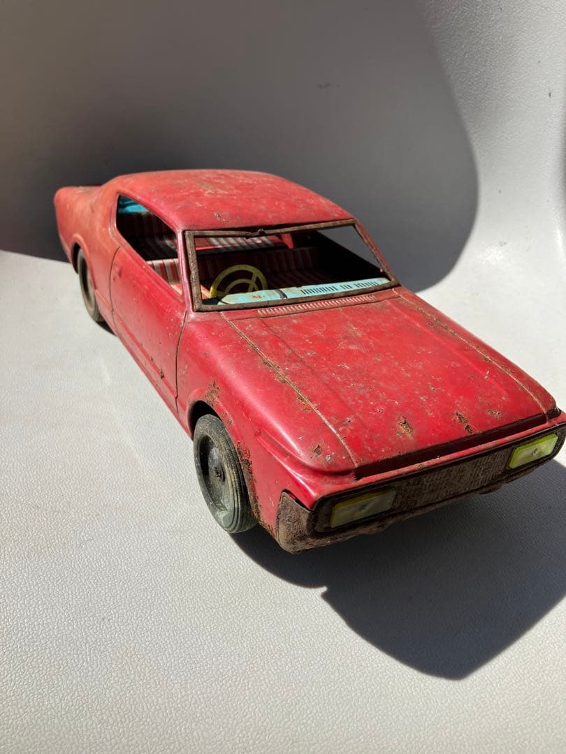 60s70s昭和レトロ　AOSHIN ブリキカー　クラウン　TOYOTA