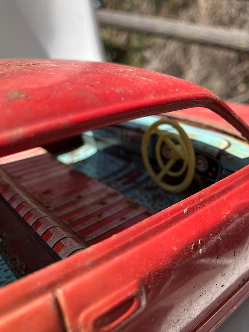 60s70s昭和レトロ　AOSHIN ブリキカー　クラウン　TOYOTA