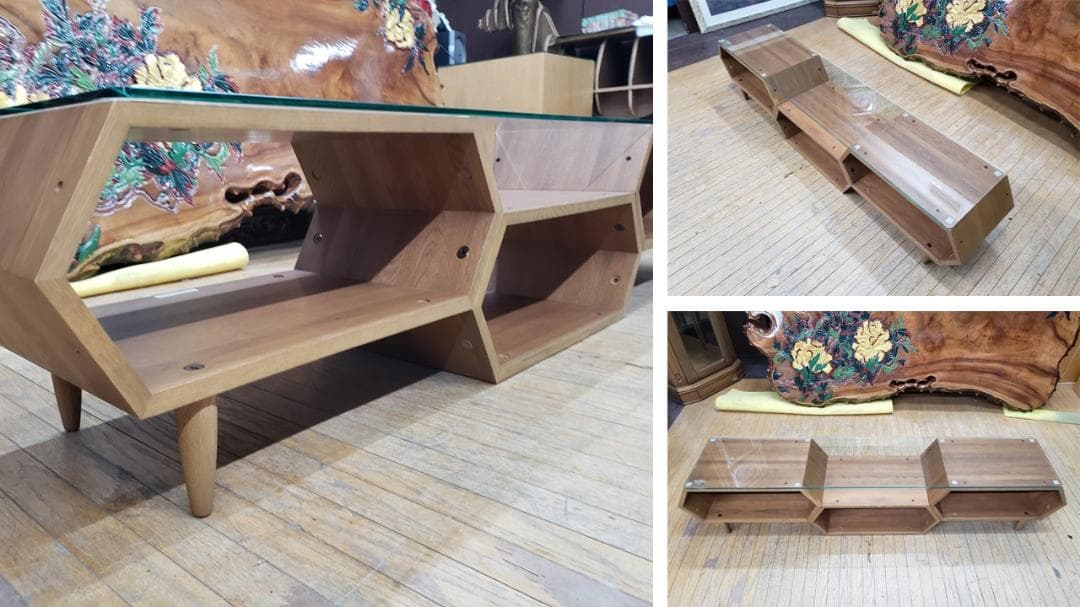 ｂ24　カリモク家具　ハニカムシェルフ　テレビ台