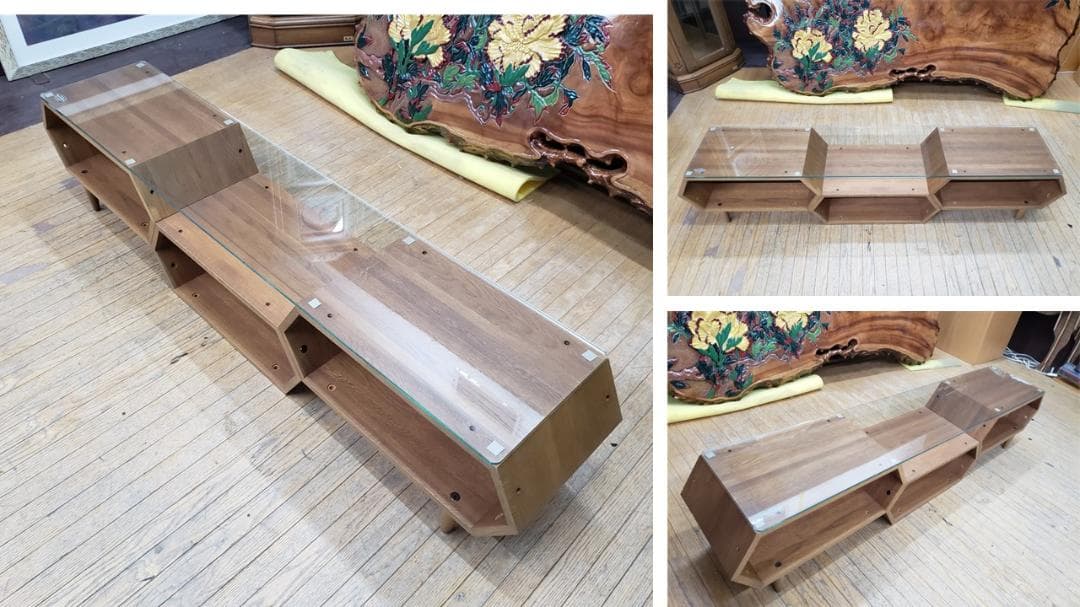 ｂ24　カリモク家具　ハニカムシェルフ　テレビ台