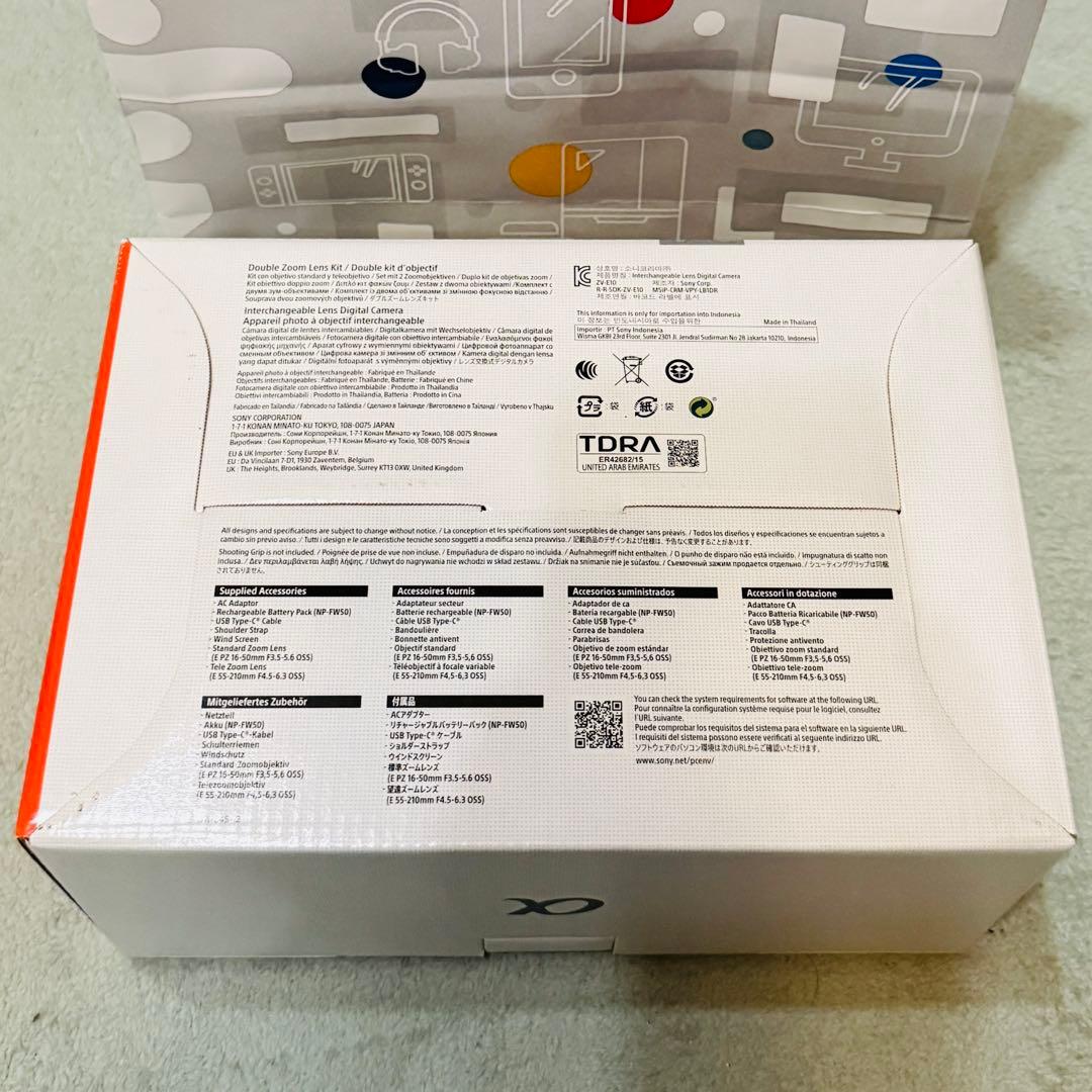 SONY デジタル一眼カメラZV-E10YB ボディ（箱、付属品はお付けします）