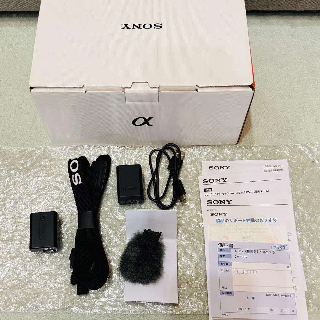 SONY デジタル一眼カメラZV-E10YB ボディ（箱、付属品はお付けします）