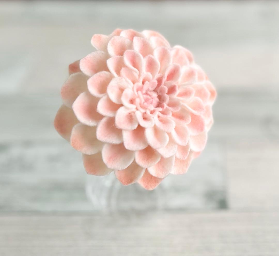 【ハンドメイド】★フェルトフラワー★ダリアとアネモネの華やかアレンジ