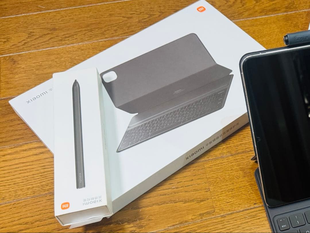 Xiaomi Pad 5対応筆圧検知付きペン/キーボードカバーセット