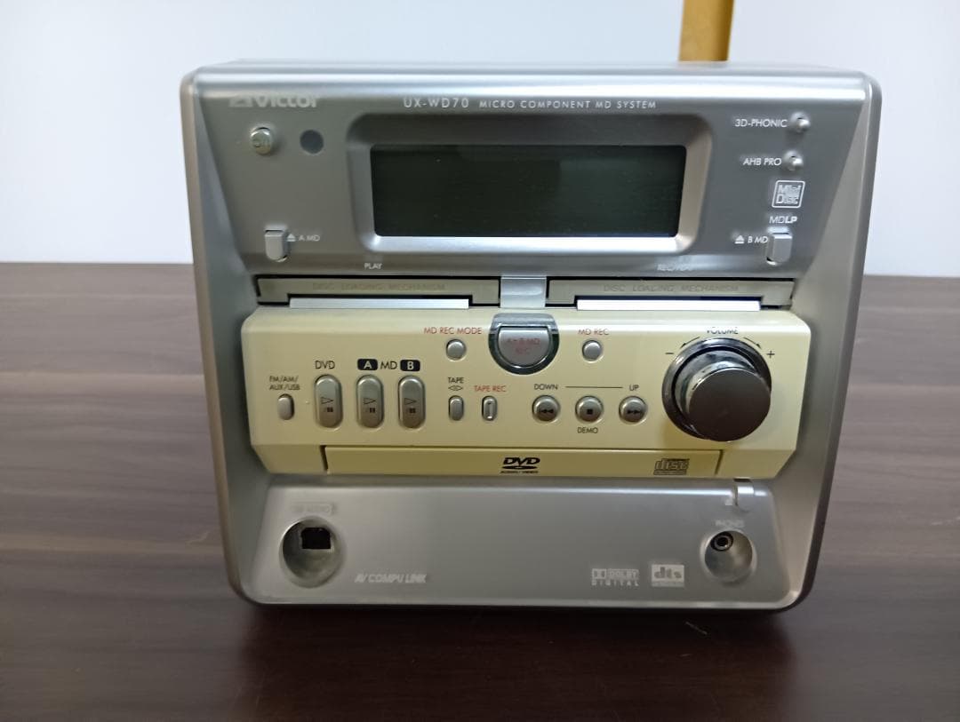 マイクロコンポーネントMDシステム UX-WD70 ビクター