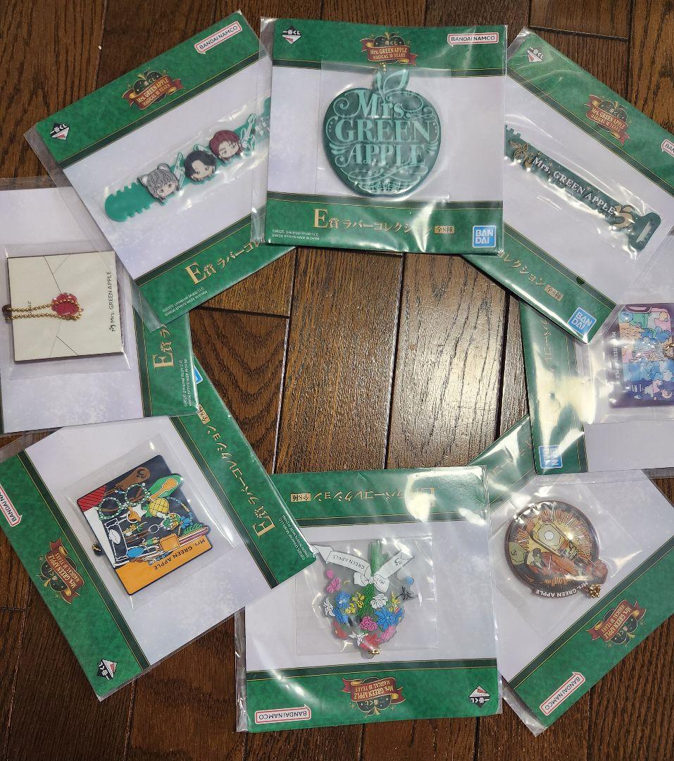 ミセス一番くじ　B賞キャンバスボードとE賞ラバーコレクション全8種❗