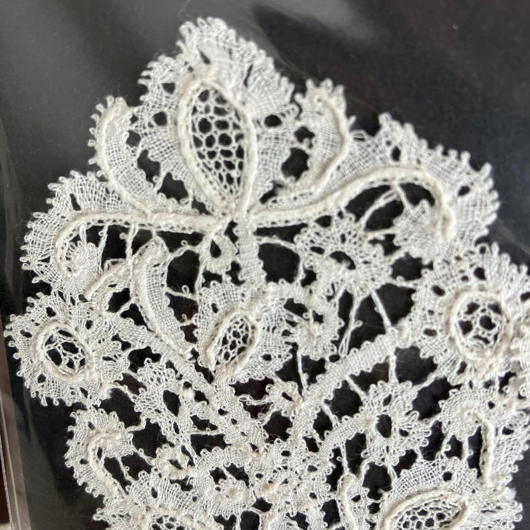 アンティークレース　ロザリンレース　襟飾り