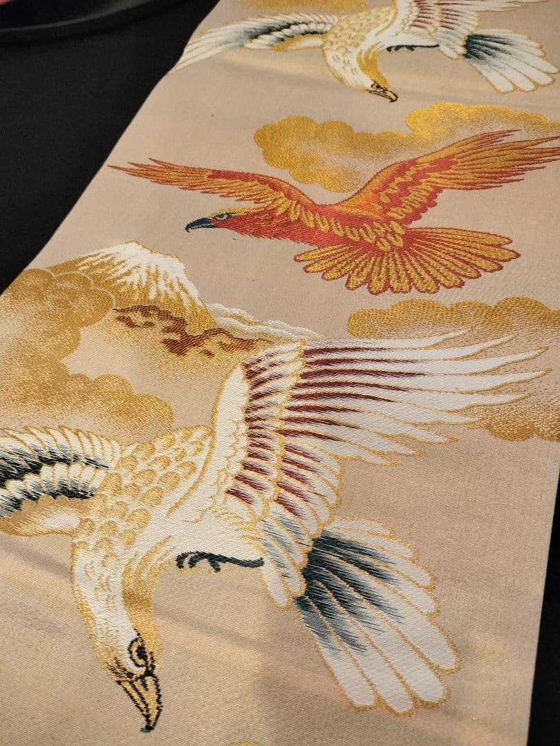 indianA937高級ひな祭り‼️花嫁衣装帯‼️1ｍ96cm