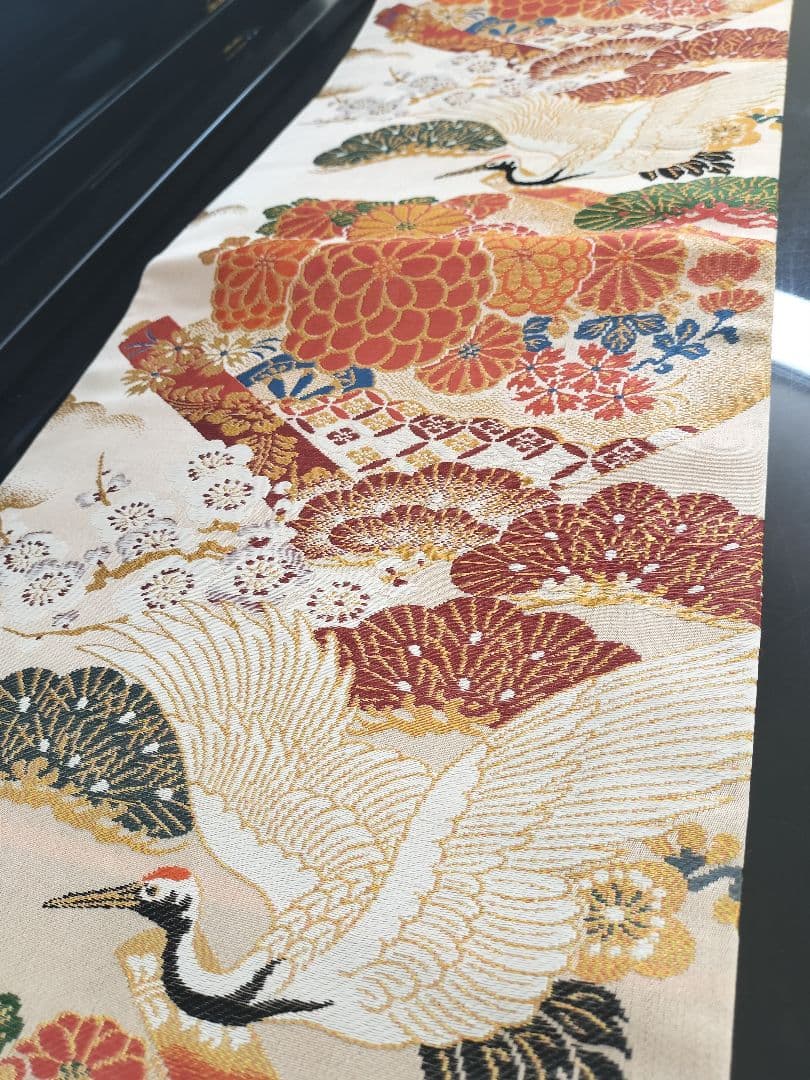 indianA937高級ひな祭り‼️花嫁衣装帯‼️1ｍ96cm