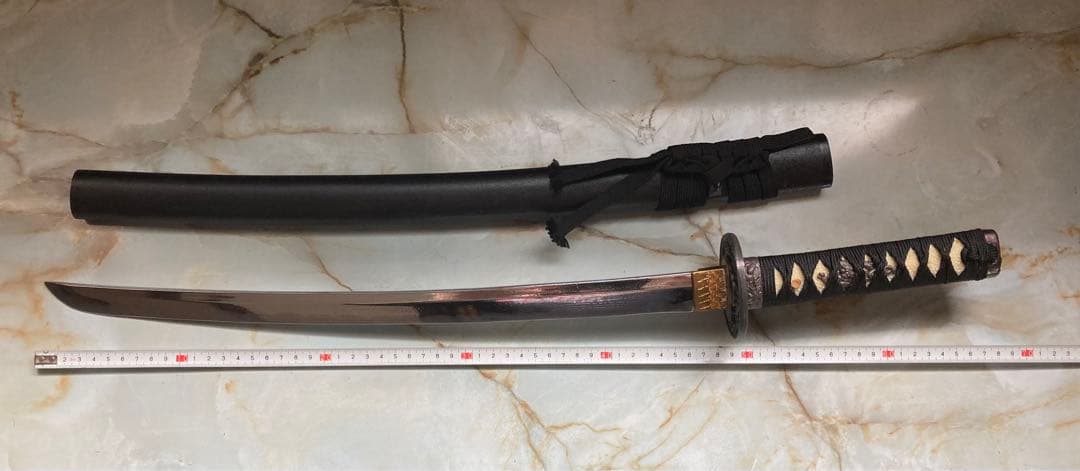 模造刀/大・小/シカ角を模した刀掛けのセット