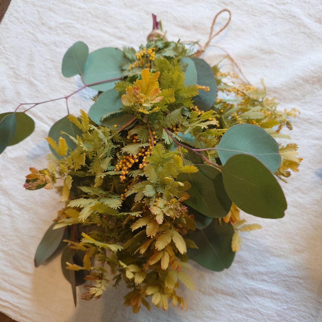 オレリア・ユーカリのリース　スワッグありがとうございました。