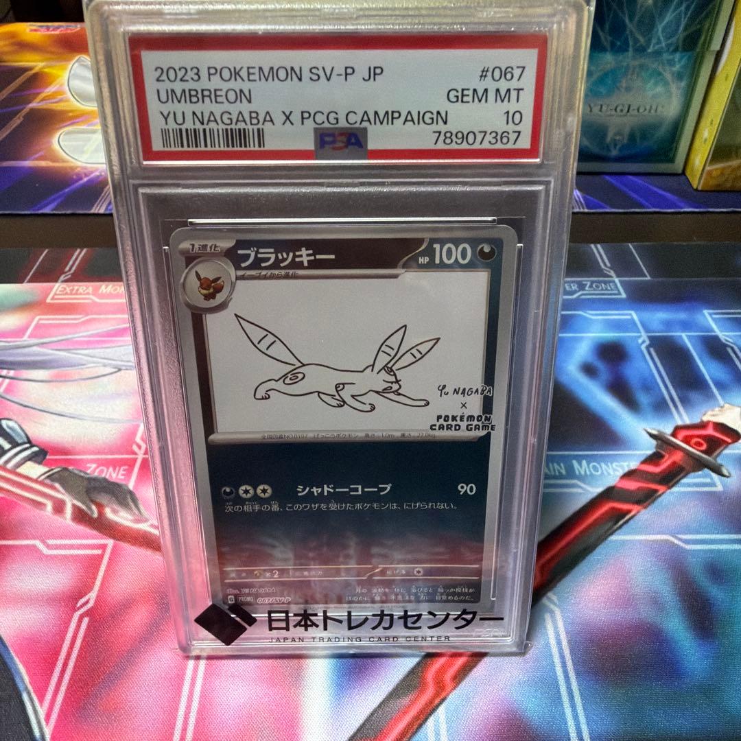 ポケモンカード、プロモ　ブラッキー、グレイシア長場　PSA10 セット売り