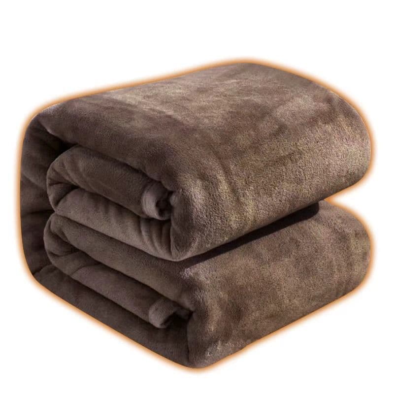新品⭐毛布 極厚 2枚合わせ あったか フランネル シングル ふわふわ