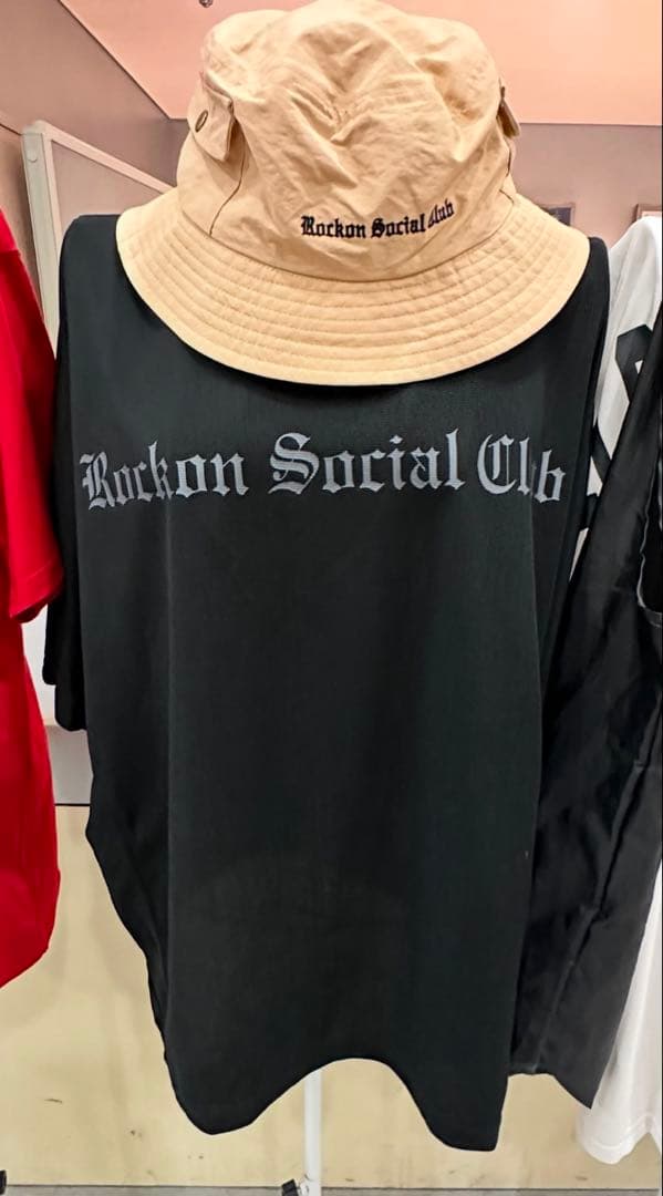 RockonSocialClub サイドパネルツアーTシャツ ブラック　黒新品