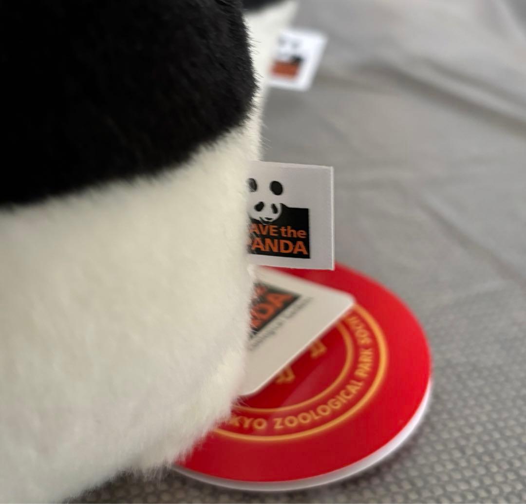 【2品セット】上野動物園　パンダ　ぬいぐるみ シャオシャオ　レイレイ　缶クッキー