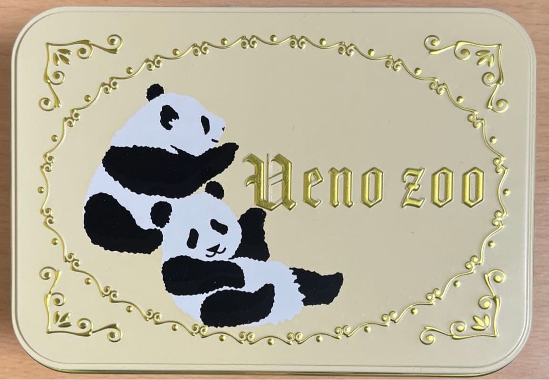 【2品セット】上野動物園　パンダ　ぬいぐるみ シャオシャオ　レイレイ　缶クッキー