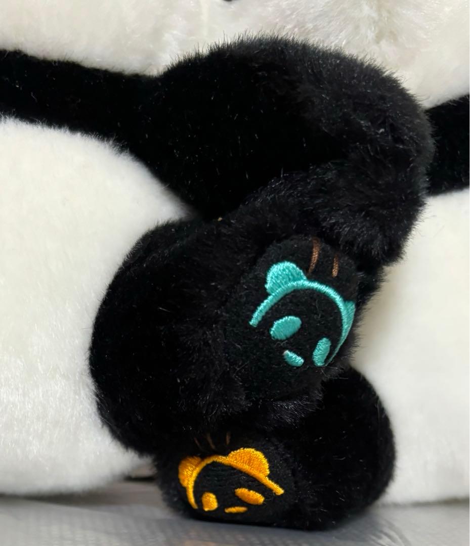 【2品セット】上野動物園　パンダ　ぬいぐるみ シャオシャオ　レイレイ　缶クッキー