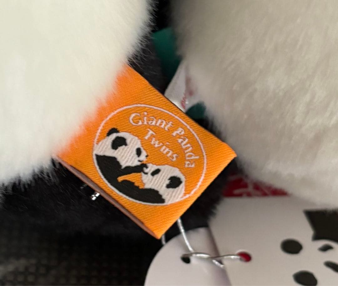 【2品セット】上野動物園　パンダ　ぬいぐるみ シャオシャオ　レイレイ　缶クッキー